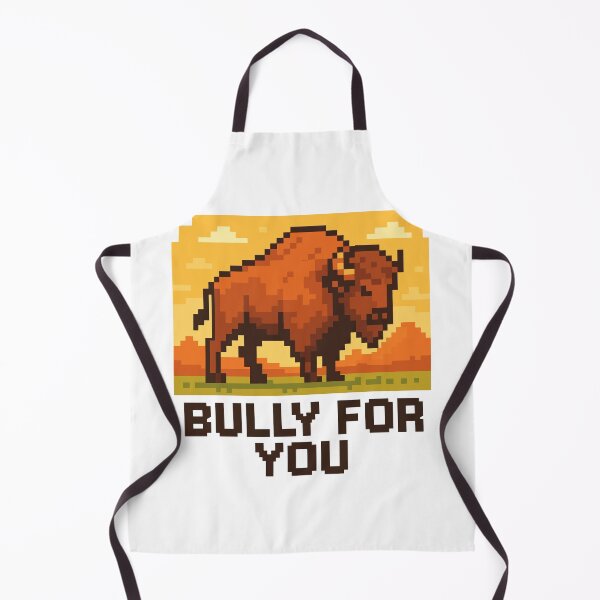 Item preview, Bully for You – Proud Pixel Bison on the Plains designed and sold by NaturePixel.