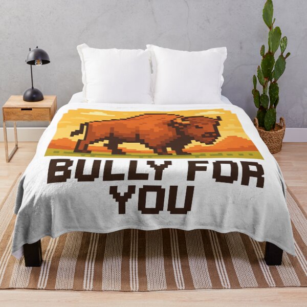 Item preview, Bully for You – Proud Pixel Bison on the Plains designed and sold by NaturePixel.