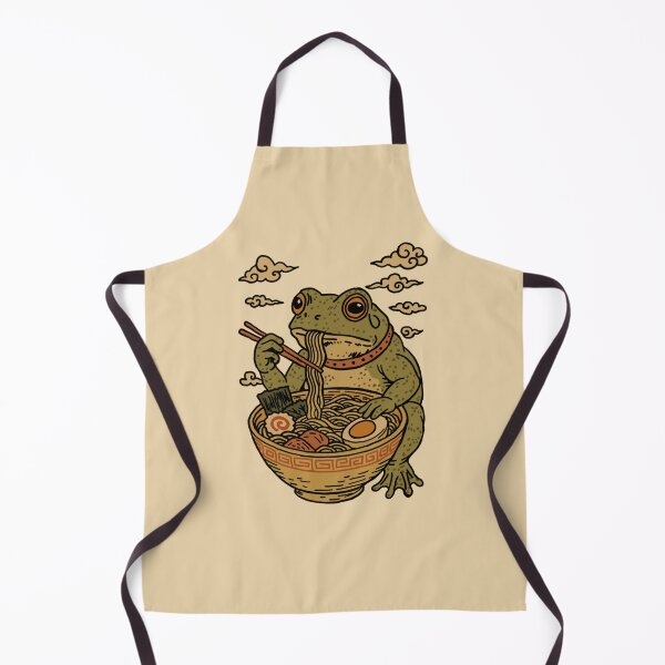 Item preview, Vintage Frog Eating Ramen designed and sold by GiaficDesigns.
