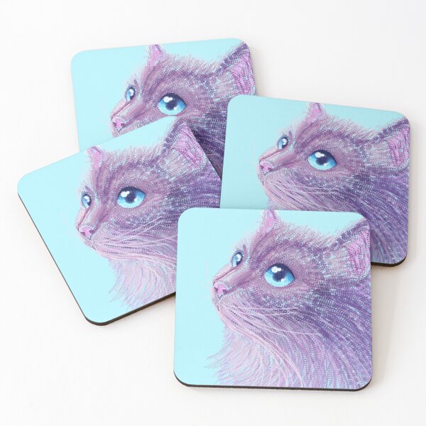 Item preview, Purple cat designed and sold by ZederZederZeder.