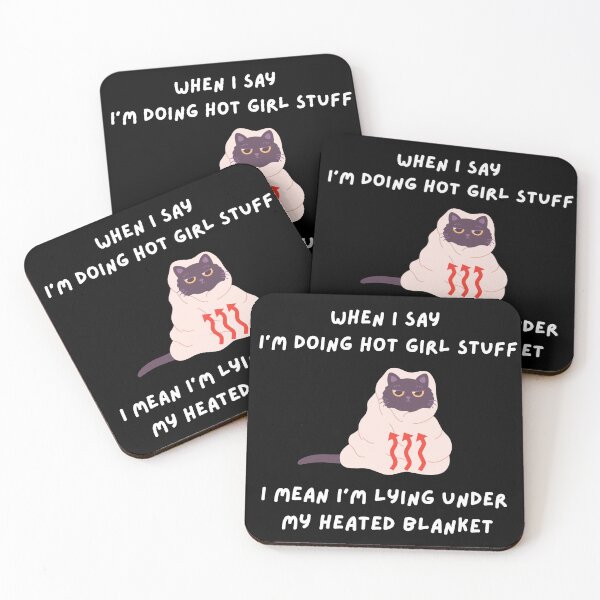 Item preview, Hot Girl Stuff: Cat designed and sold by LongHaulHumor.