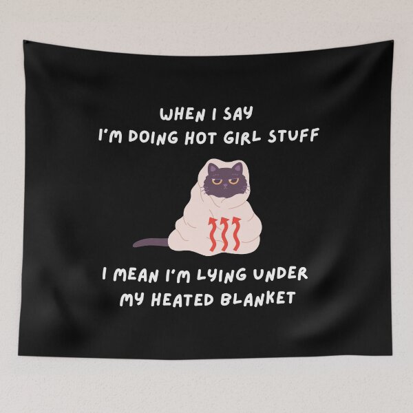 Item preview, Hot Girl Stuff: Cat designed and sold by LongHaulHumor.