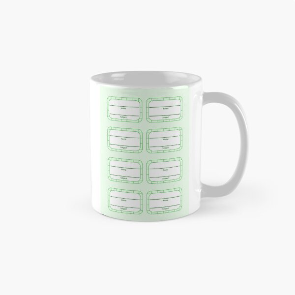 Item preview, Green Printable Notebook Nametag designed and sold by klopilmi.