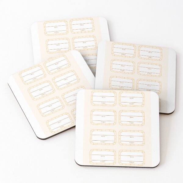 Item preview, Yellow Printable Notebook Nametag designed and sold by klopilmi.