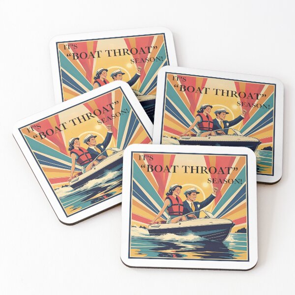 Item preview, It's boat throat season! designed and sold by NicMacTees.