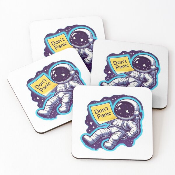 Item preview, SPACE OUT: Don’t Panic Astronaut designed and sold by Imaginarium of Chaos falcon88 .