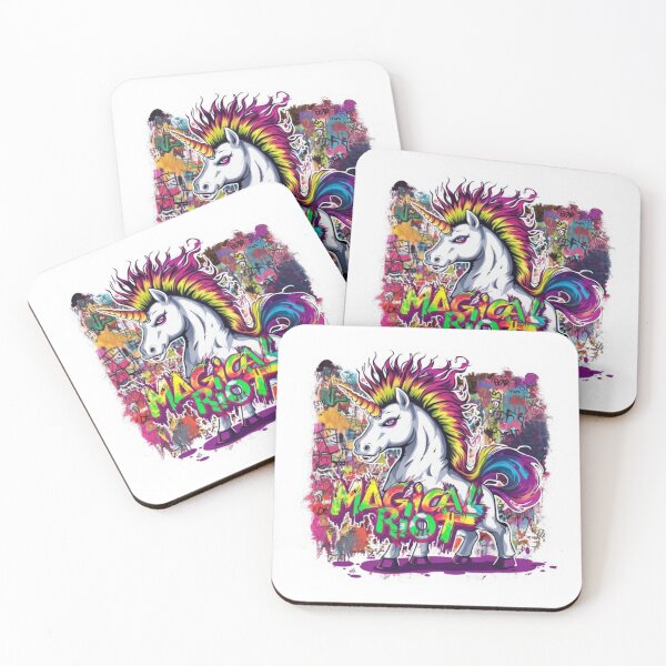 Item preview, MAGICAL RIOT: Punkicorn Uprising designed and sold by Imaginarium of Chaos falcon88 .