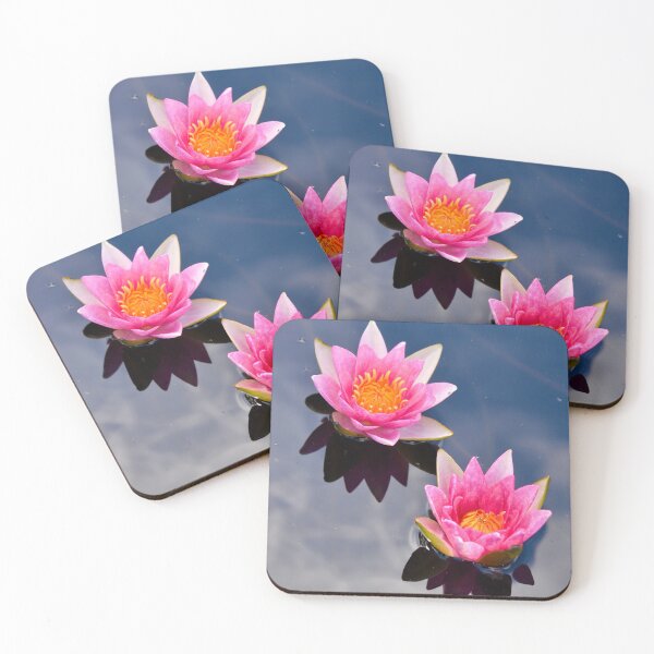 Item preview, Double Pink Reflecting Waterlilies designed and sold by richardbryce.