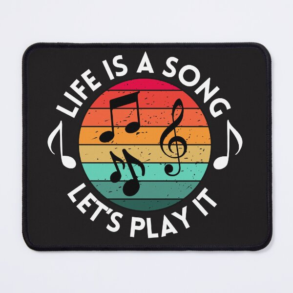 Item preview, Life is a Song, Let's Play It – Retro Music Lover designed and sold by Sweet Shirts.