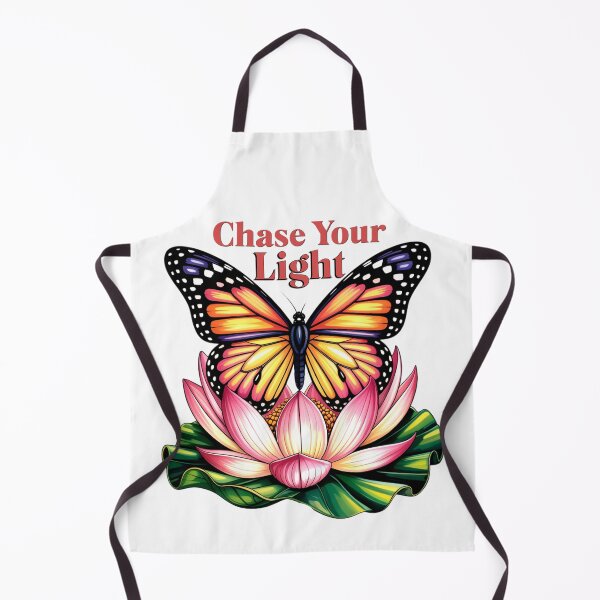 Item preview, Chase Your Light Spiritual lotus and Butterfly Art designed and sold by Bliss Find And Design.
