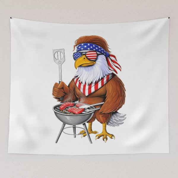 Item preview, American Bald Eagle Barbecue designed and sold by underheaven.