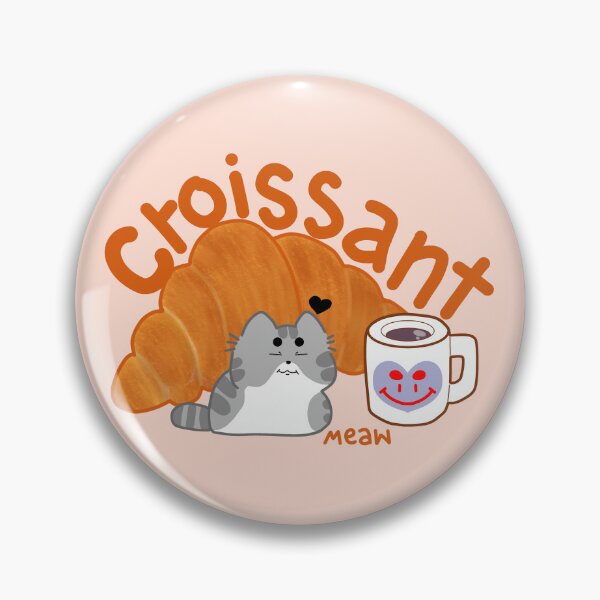Item preview, Croissant meaw  designed and sold by luvissaya.