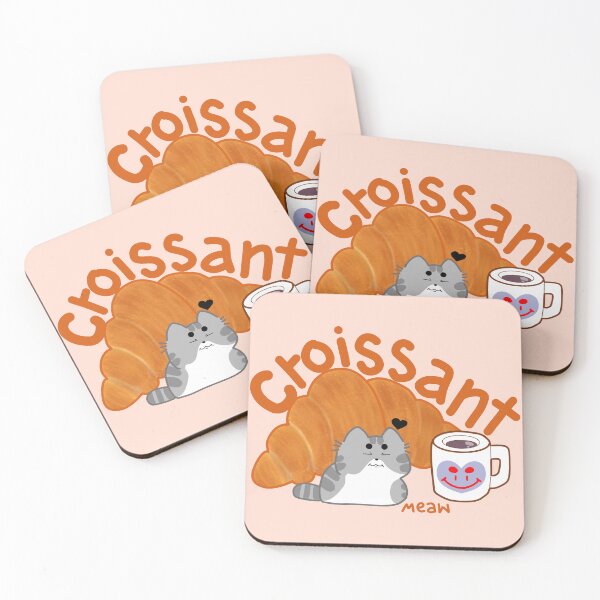 Item preview, Croissant meaw  designed and sold by luvissaya.