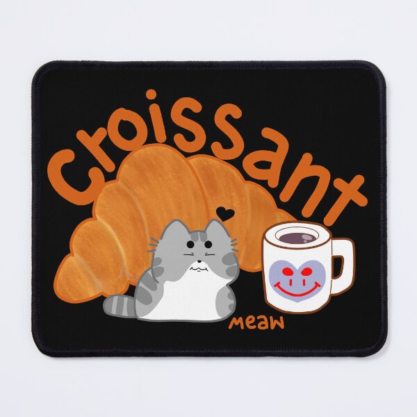 Item preview, Croissant meaw  designed and sold by luvissaya.