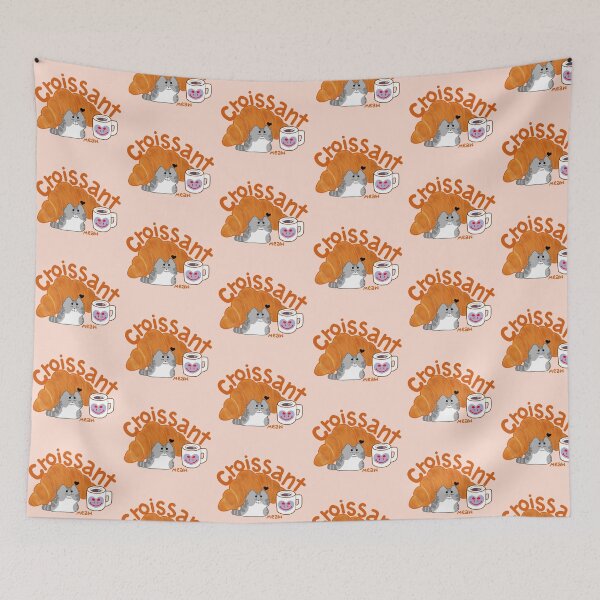 Item preview, Croissant meaw  designed and sold by luvissaya.