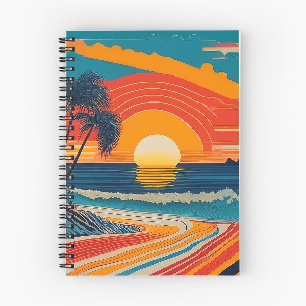 Item preview, Bold style 70s retro sunset relaxing design  designed and sold by JumWow.