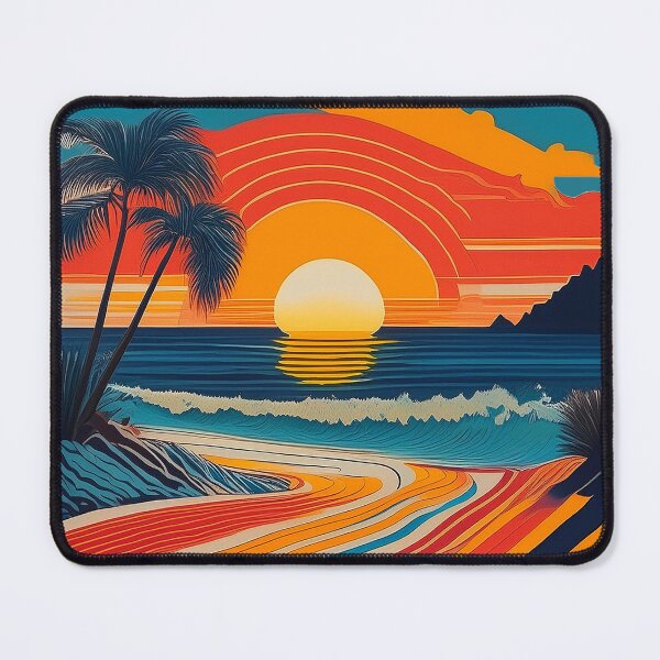 Item preview, Bold style 70s retro sunset relaxing design designed and sold by JumWow.