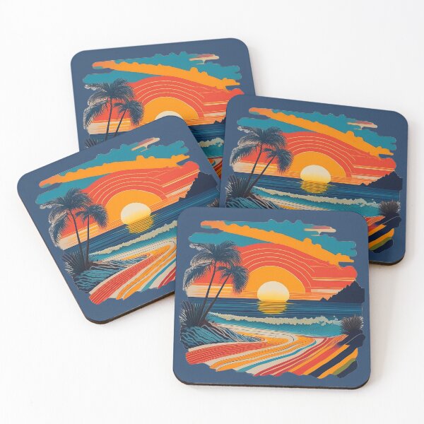 Item preview, Bold style 70s retro sunset relaxing design  designed and sold by JumWow.