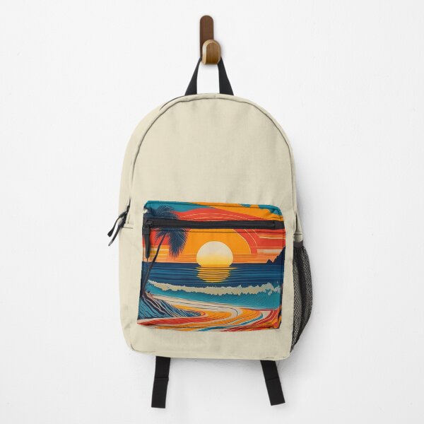Item preview, Bold style 70s retro sunset relaxing design designed and sold by JumWow.
