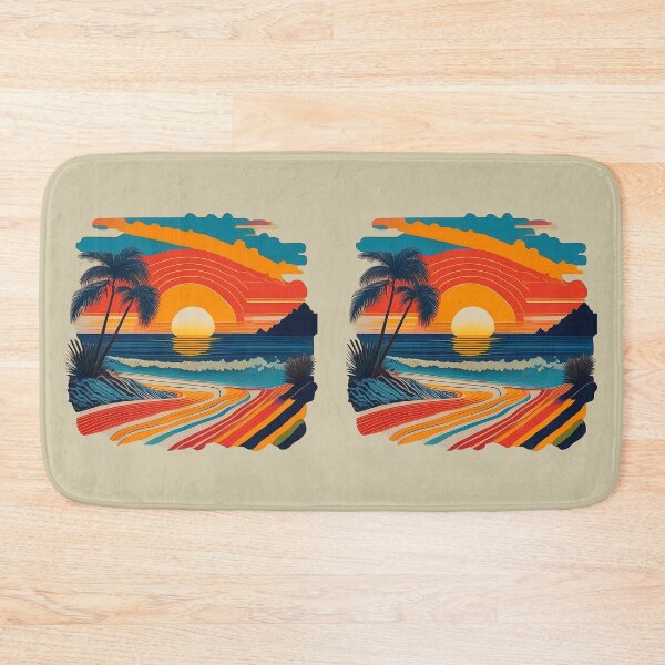 Item preview, Bold style 70s retro sunset relaxing design  designed and sold by JumWow.