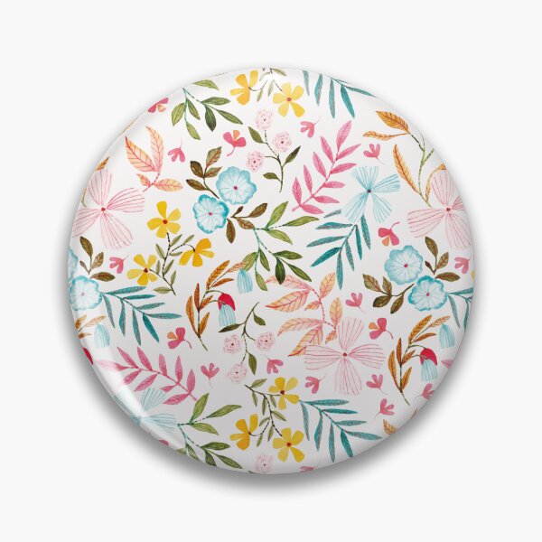 Item preview, Colorful flower pattern designed and sold by Jamildesign.