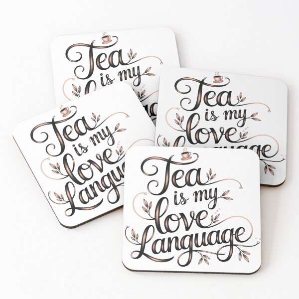 Item preview,  Tea Is My Love Language designed and sold by Inkora-Art.