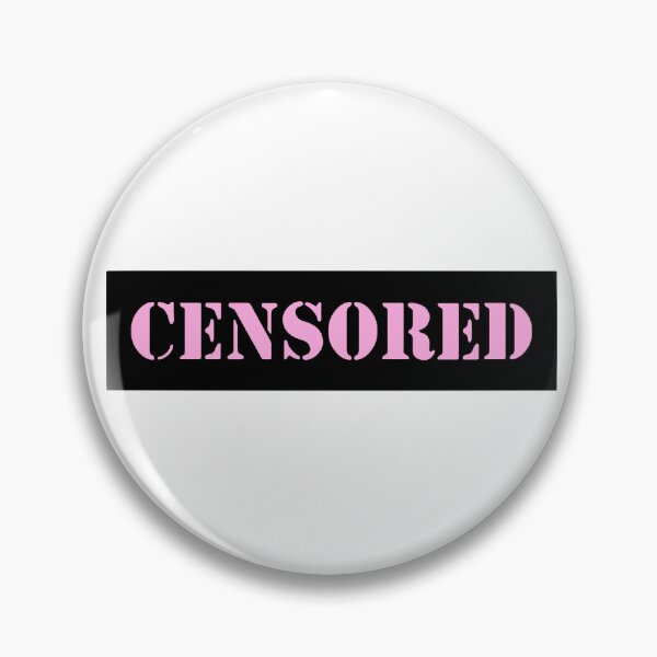 Item preview, Censored Label in Pink designed and sold by WillowTreeArt.