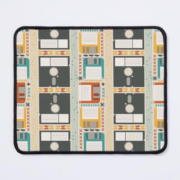 Item preview, Retro Floppy Disc Pattern – Vintage Tech Design designed and sold by musingtreeart.