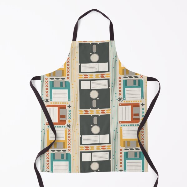 Item preview, Retro Floppy Disc Pattern – Vintage Tech Design designed and sold by musingtreeart.