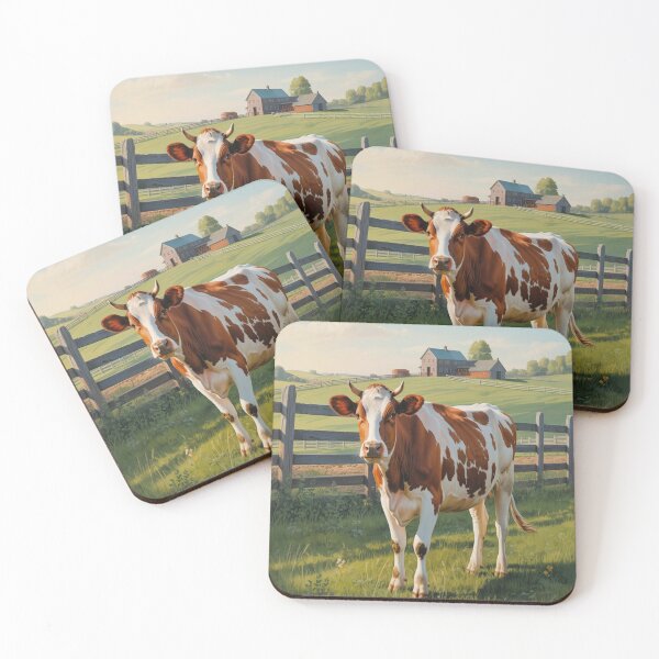 Item preview, AYRSHIRE MILK COW LOOKING AT YOUai generated created by frasues designed and sold by frasues.
