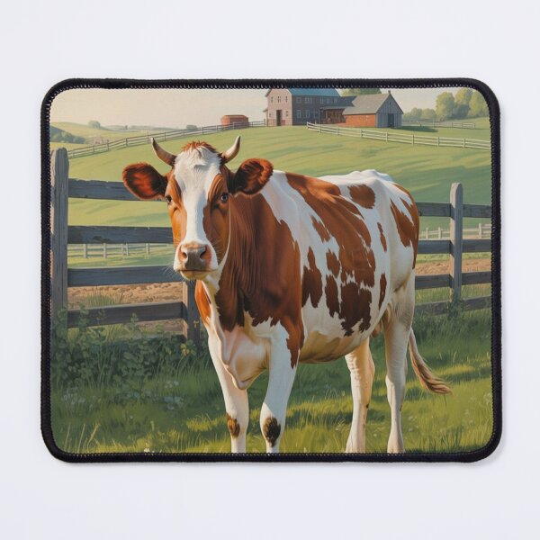 Item preview, AYRSHIRE MILK COW LOOKING AT YOUai generated created by frasues designed and sold by frasues.