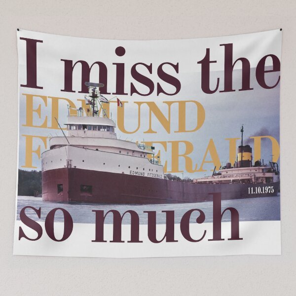 Item preview, Wreck of the Edmund Fitzgerald designed and sold by FleebMerch.