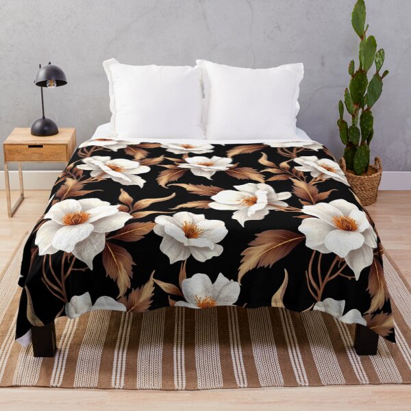 Item preview, Apple flowers, Luxury Decorative floral pattern designed and sold by Wordsmith-Wear.