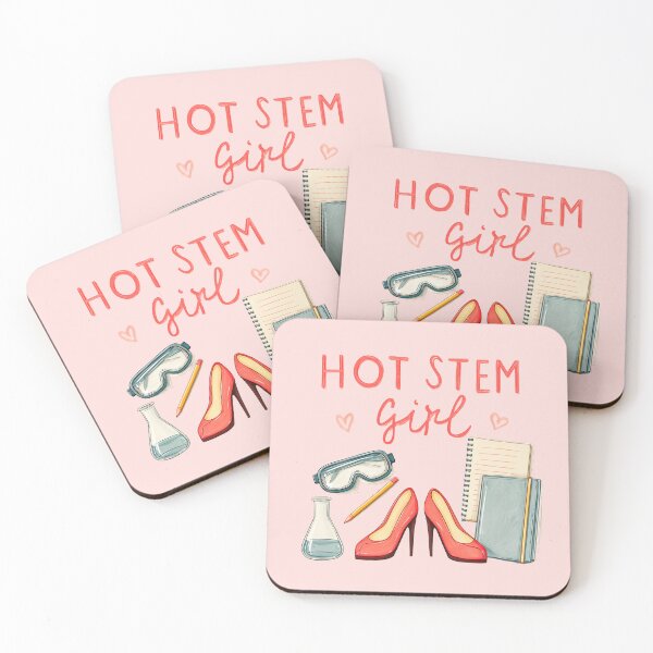 Item preview, Hot STEM Girl Design designed and sold by ThunderParrot.