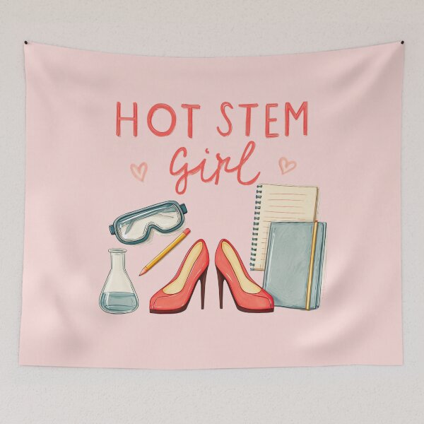 Item preview, Hot STEM Girl Design designed and sold by ThunderParrot.