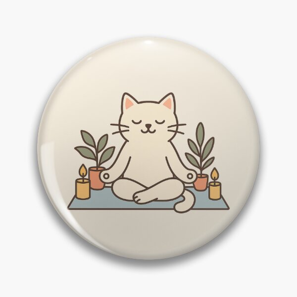 Item preview, Zen Cat Yoga Art - Mindful Pet Lover Minimalist Design designed and sold by OnPointOutfits.