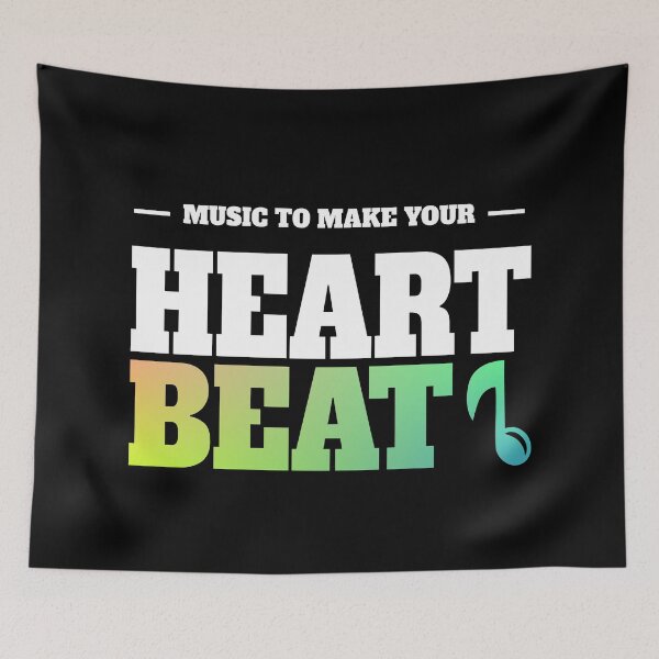 Item preview, Music To Make Your Heart Beat designed and sold by TheFineShirt.