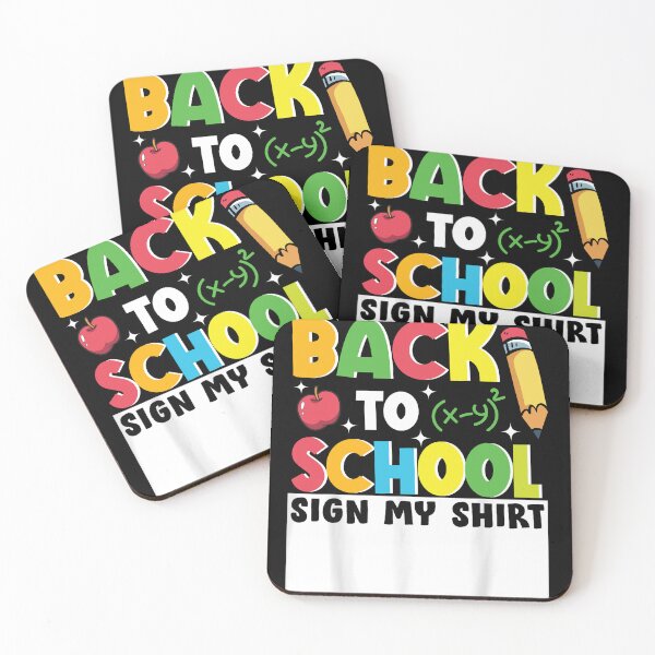 Item preview, Funny Student Teachers Signature Kids Back To School Sign My designed and sold by SakuraPxl.