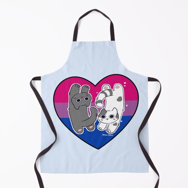 Item preview, Cute kittens with a bisexual flag designed and sold by LaSuperBabosa.