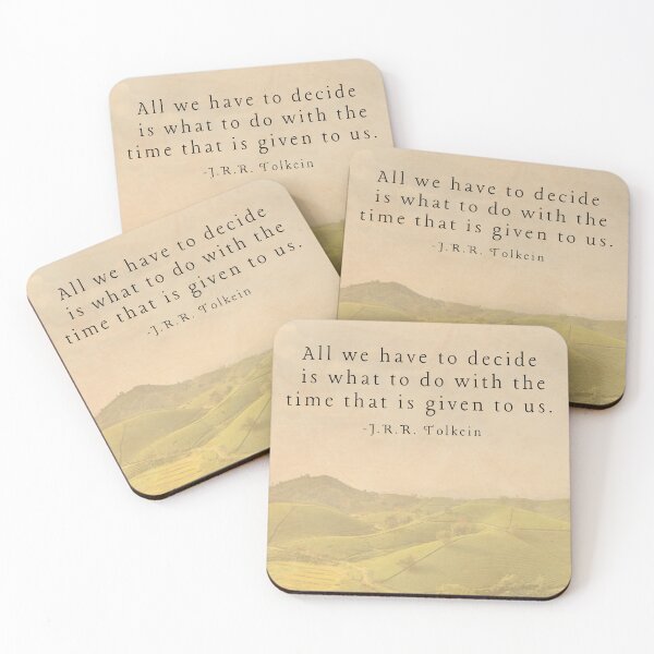 Item preview, All We Have to Decide | Inspirational Quote designed and sold by B's Designs.