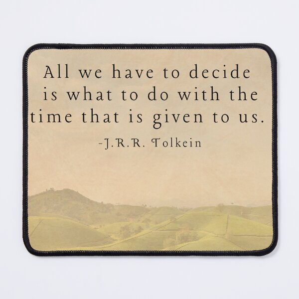 Item preview, All We Have to Decide | Inspirational Quote designed and sold by B's Designs.