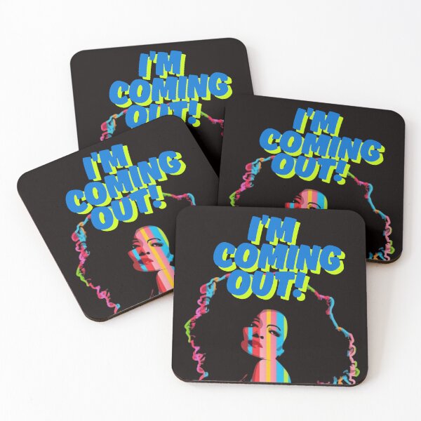 Item preview, I'm coming out designed and sold by Pretty Postcards.