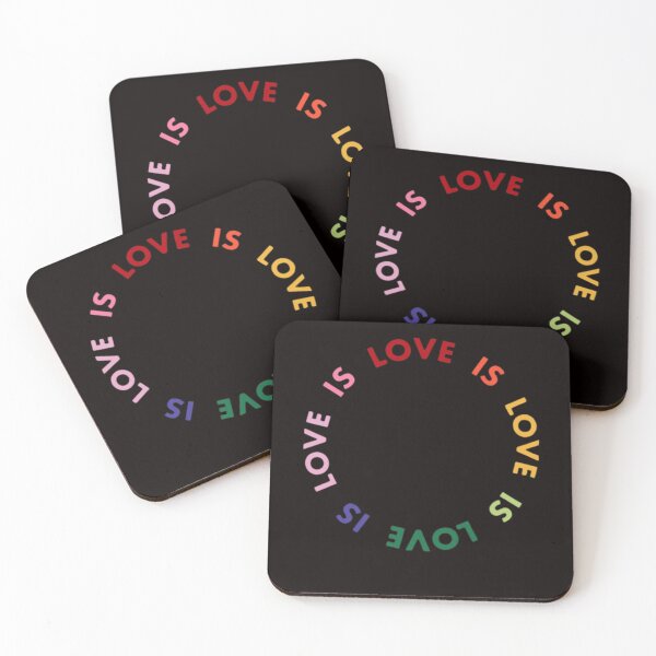 Item preview, love is love designed and sold by Pretty Postcards.