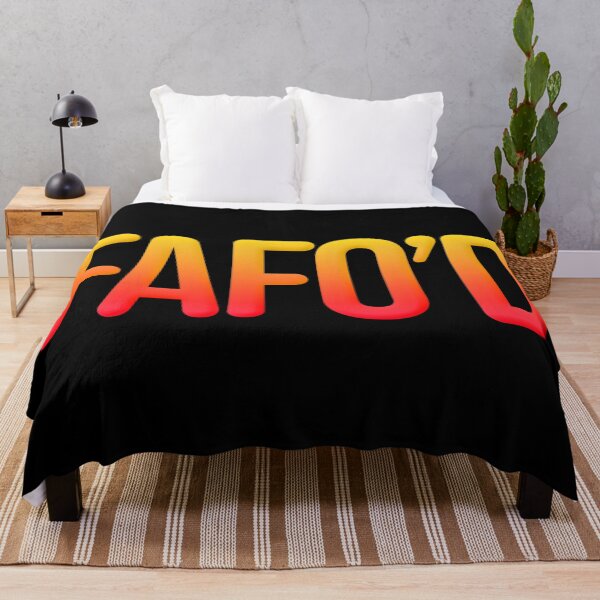 Item preview, FAFO'D, Funny Quotes in Hot Orange designed and sold by Memes N Lore .