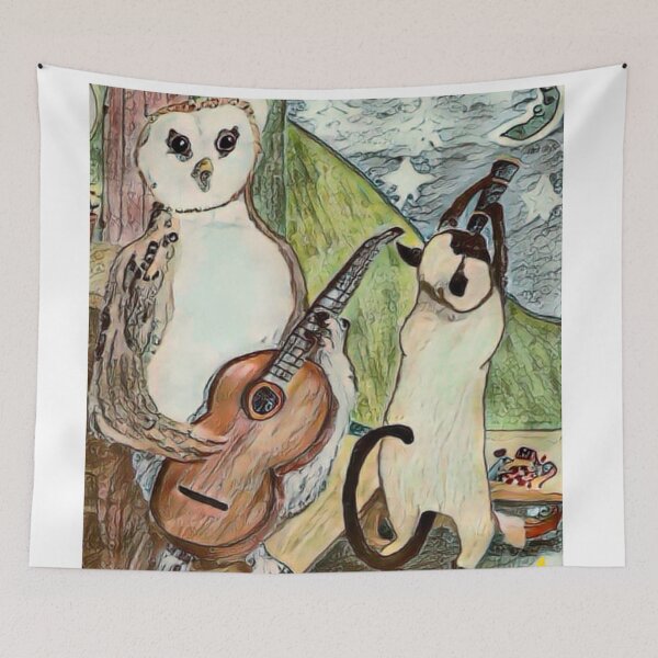 Item preview, Owl Serenades designed and sold by pinkyjainpan.