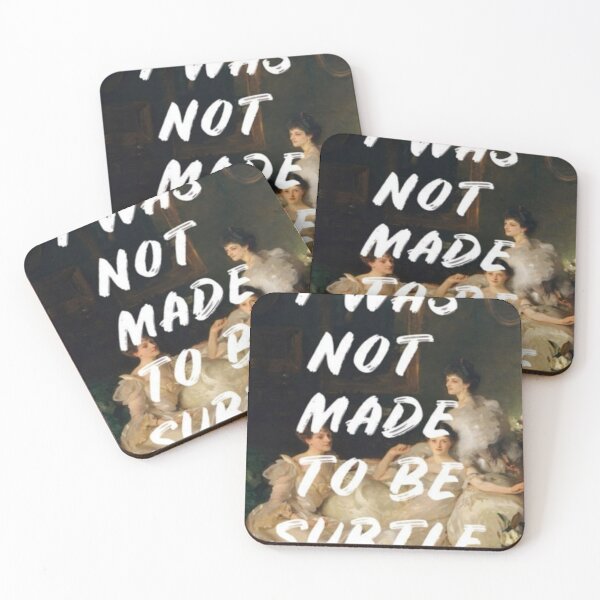 Item preview, I was not made to be subtle designed and sold by Pretty Postcards.