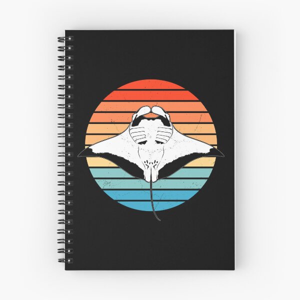 Item preview, Manta Ray Retro Sunset designed and sold by NicGrayGraphic.