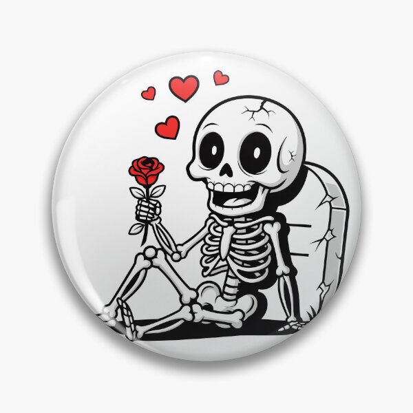 Item preview, Skeleton Holding Rose Beside Grave designed and sold by AFernandesDSG.