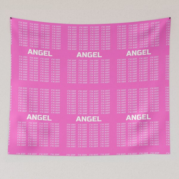 Item preview, I'm not... Angel– Playful Anti-Aesthetic Art Print designed and sold by LoversEyes.