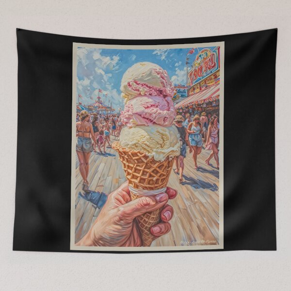 Item preview, Ice Cream, a Boardwalk Dream! designed and sold by Lana Magnolia.